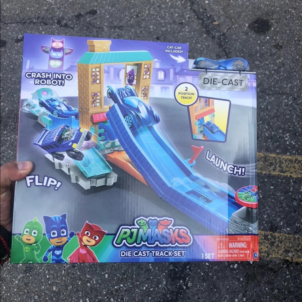 Pj Mask Die cast track set
